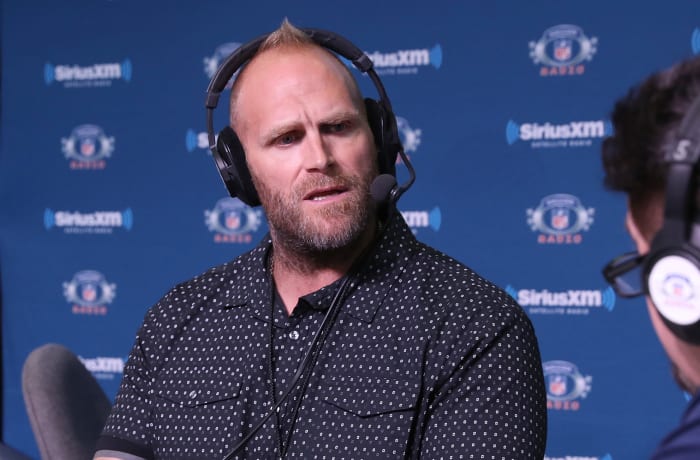 Turley, conducting an interview on Radio Row before Super Bowl LI.